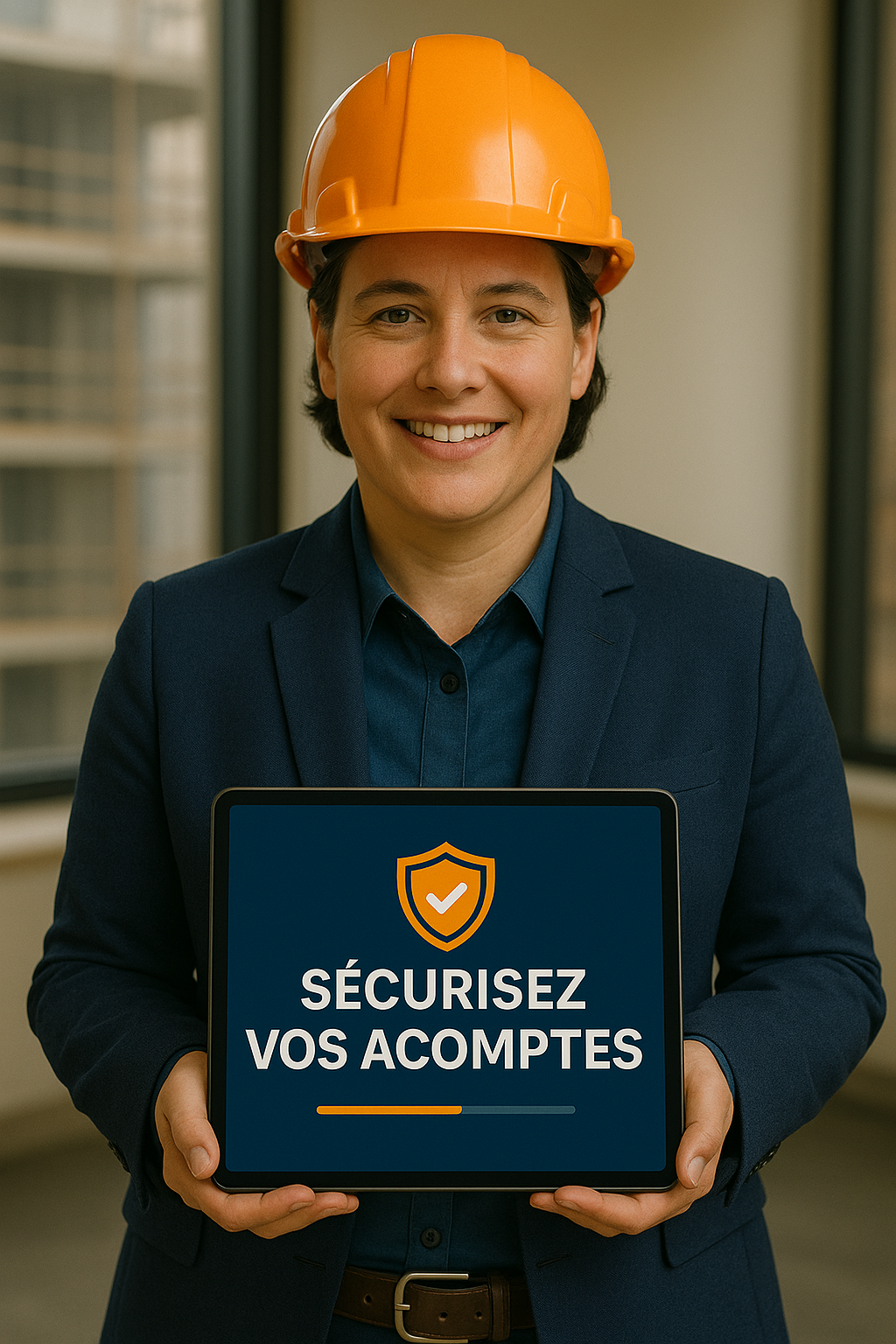 Professionnelle souriante